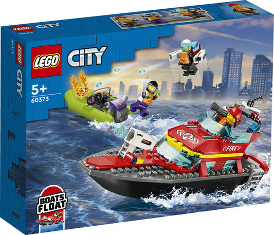 LEGO City Brandvæsnets redningsbåd 60373
