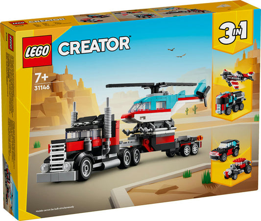 LEGO Creator Blokvogn med helikopter 31146