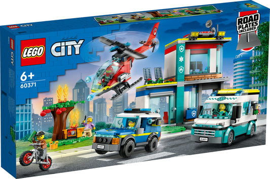 LEGO City Udrykningstjenesternes hovedkvarter 60371