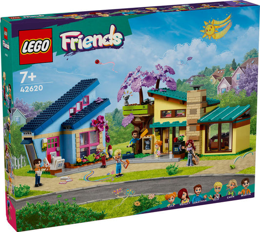LEGO Friends Olly og Paisleys huse 42620