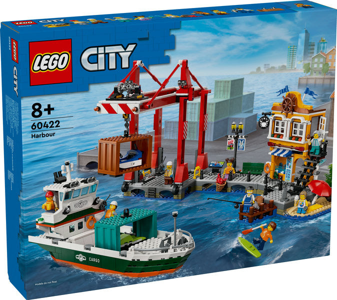 LEGO City Havnefront med fragtskib 60422