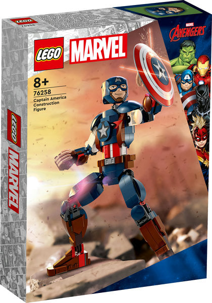 LEGO Marvel Byg selv-figur af Captain America 76258