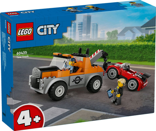 LEGO City Kranvogn og sportsvognsreparation 60435