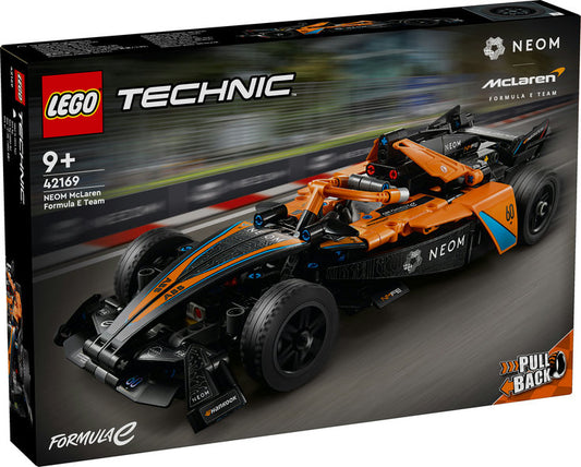 LEGO Technic NEOM McLaren Formel E-modelbil med pull-back-action 42169