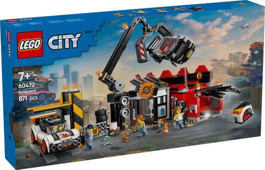LEGO City Skrotplads med biler 60472