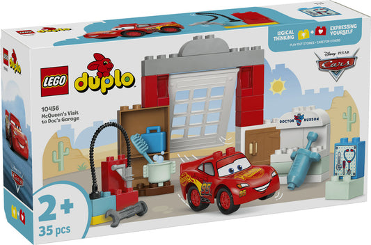 LEGO Duplo Lynet McQueens besøg i Docs værksted 10456