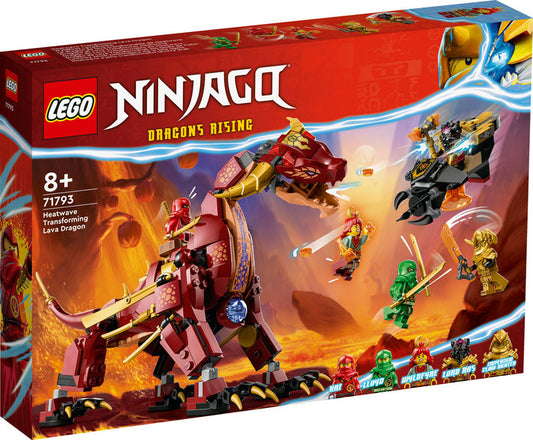 LEGO Ninjago Forvandlings-lavadragen Heatwave 71793