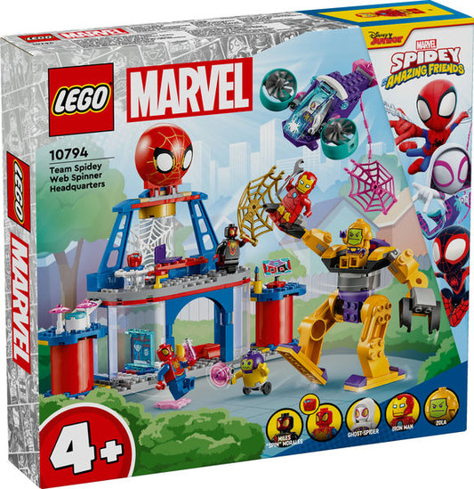 LEGO Marvel Team Spideys netspinder hovebygning 10794