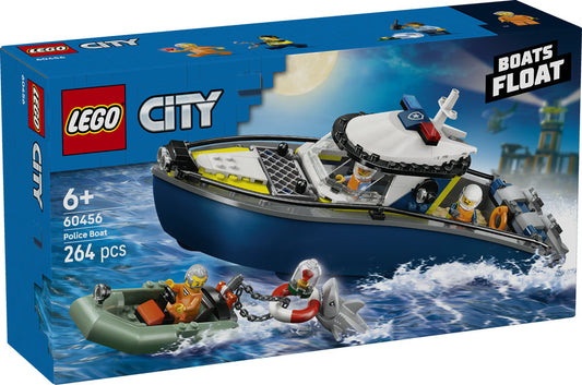 LEGO City Politibåd på forbryderjagt 60456