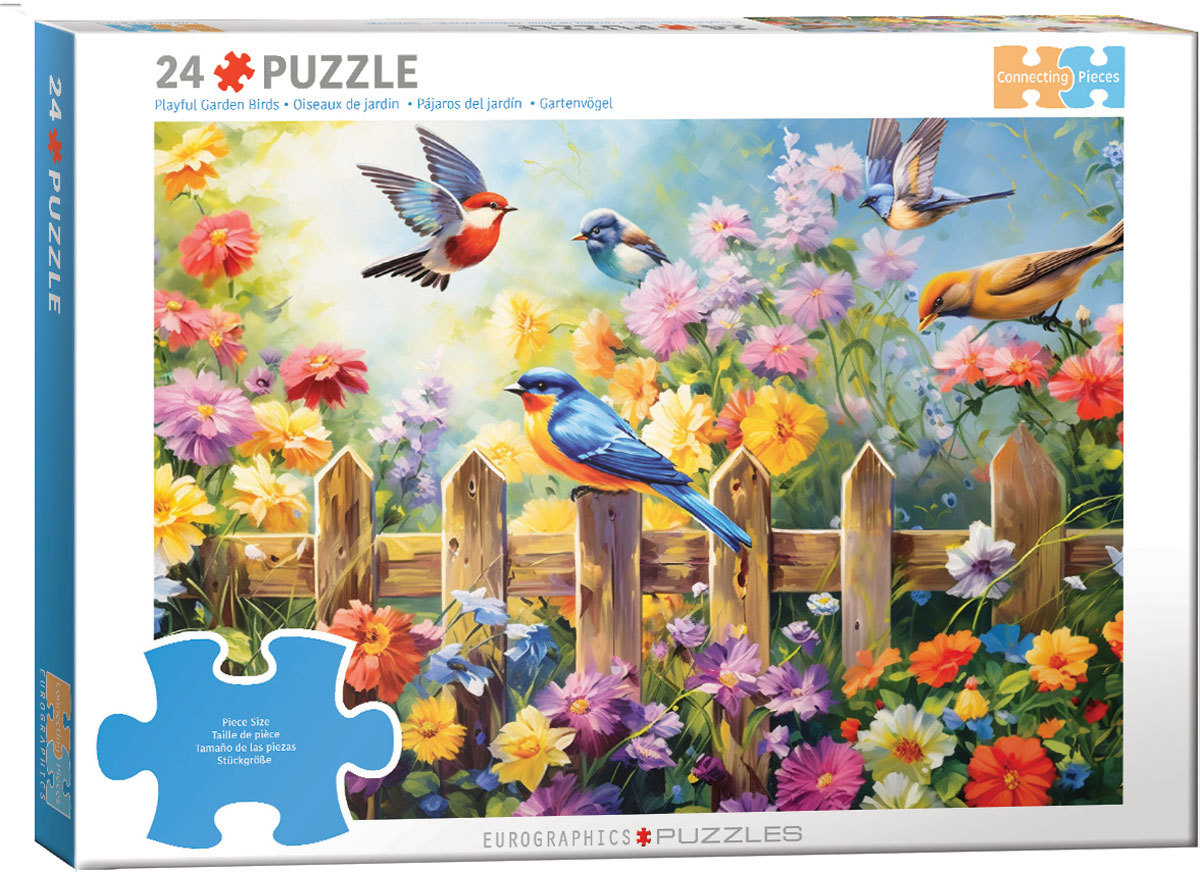 Eurographics Puslespil Fugle 24 brikker