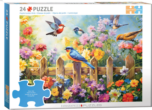 Eurographics Puslespil Fugle 24 brikker