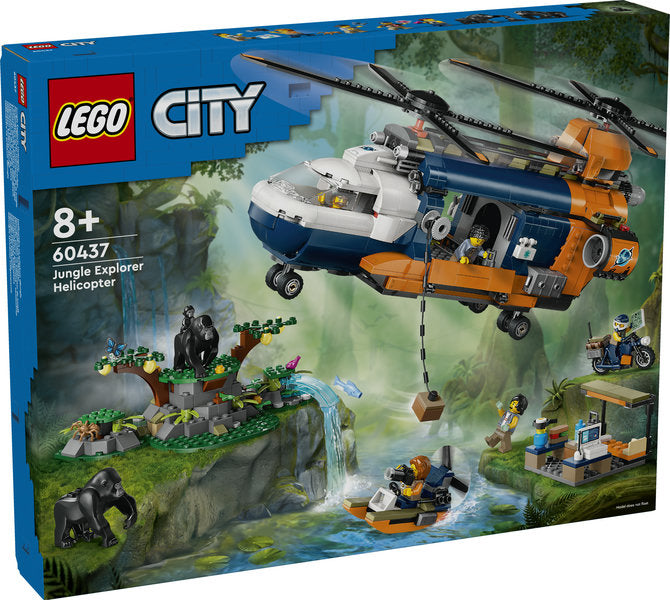 LEGO City Jungleeventyr – helikopter og ekspeditionsbase 60437