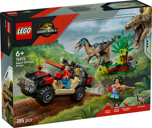 LEGO Jurassic World Offroad-flugt fra raptor 76972