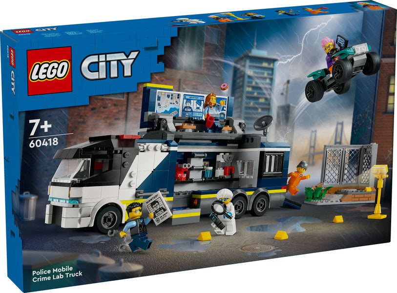 LEGO City Politiets mobile kriminallaboratorium 60418