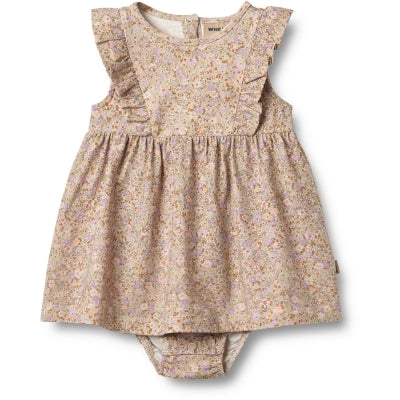 Wheat ærmeløs jerseydragt med blomster print 56 cm