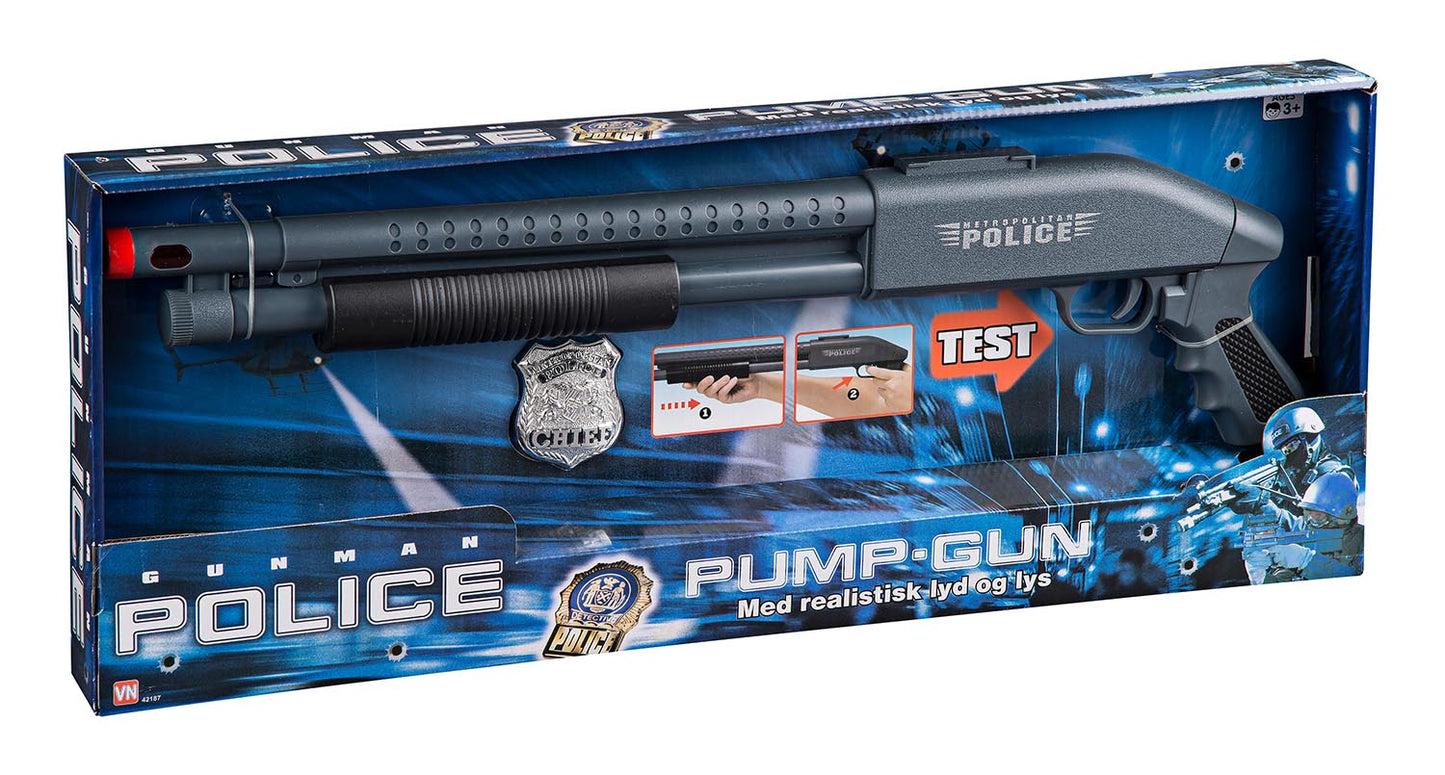 Gunman Police Pump-Gun