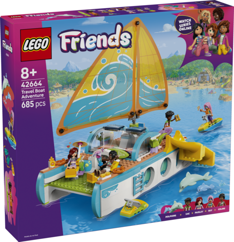 LEGO Friends Eventyrfyldt bådrejse 42664