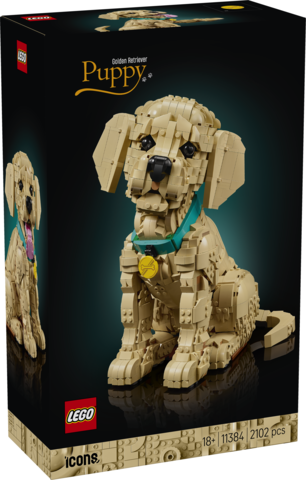 LEGO Icons Golden retriever-hvalp 11384