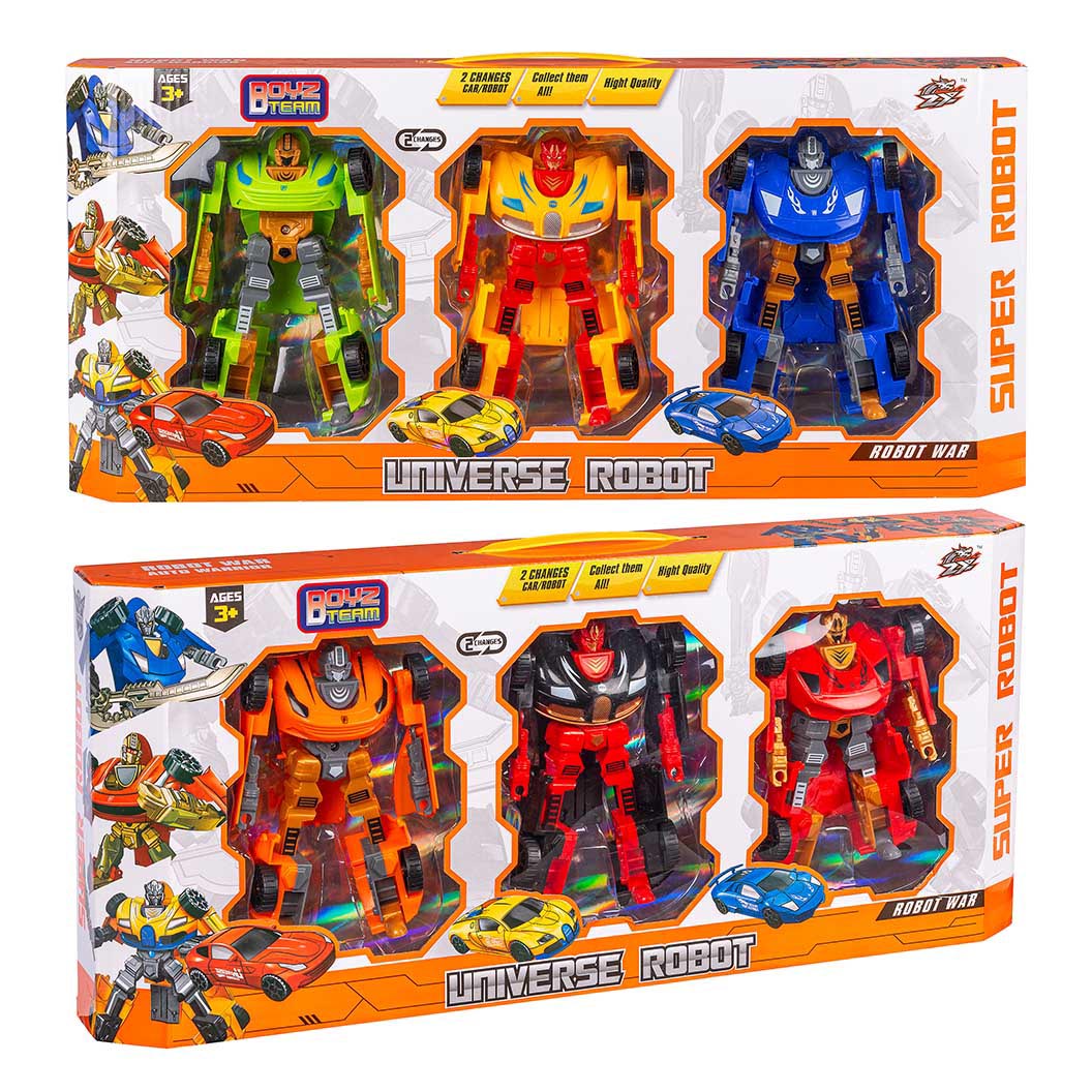 Universe Robot Sæt med 3 robotter.