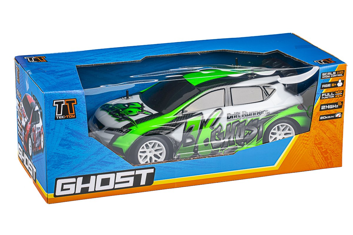 TEC-TOY Ghost R/C 1:10 2,4GHz 7,2V 300mAh, Ni-MH, green