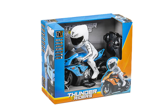 TEC-TOY Motorcycle T-R R/C w/light 1:10 2,4GHz 3,7V, blue