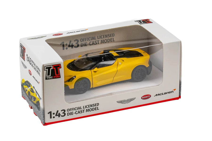 TEC-TOY Bugatti Mistral 1:43 die-cast, yellow