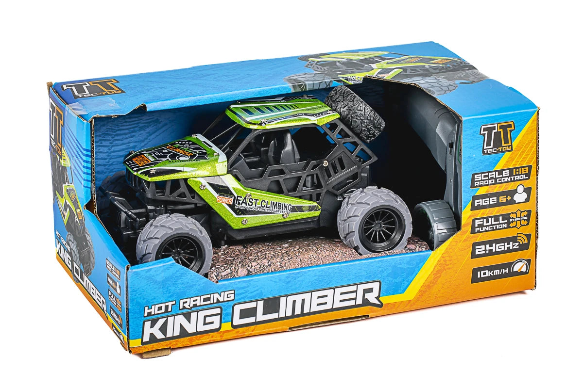 TEC-TOY King Climber R/C 1:18 2,4G 3,7V Li-ion, green