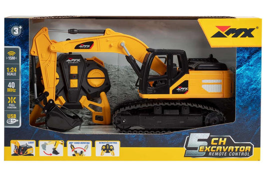 MX R/C Constructions Excavator R/C 1:24 2,4GHz, 3,7V 500mAh, 6 channels