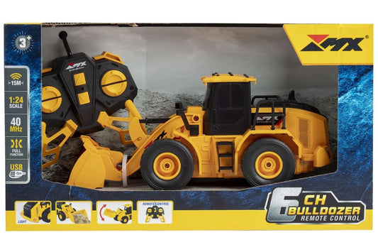 MX R/C Constructions Bulldozer R/C 1:24 2,4GHz, 3,7V 500mAh, 6 channels