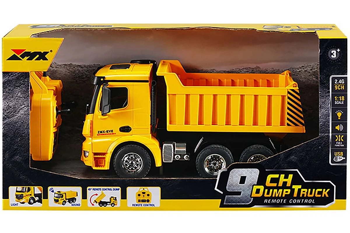 MX R/C Constructions Dumper R/C 1:18 2,4GHz, 3,7V Li-Ion, 9 channels