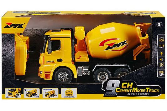 MX R/C Constructions Cement Mixer R/C 1:18 2,4GHz, 3,7V, 9 channels