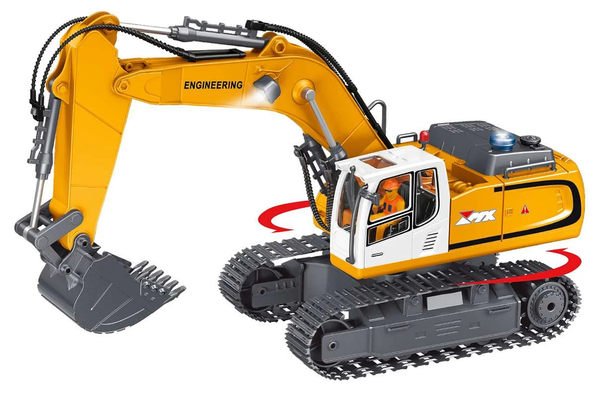 MX R/C Constructions Excavator R/C 1:18 2,4GHz, 3,7V Li-Ion 11 channels