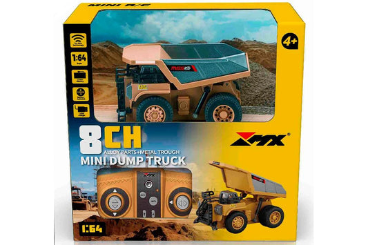 MX R/C Constructions Dump Truck R/C 1:64 2,4GHz 3,7V Li-Ion, 8 channels
