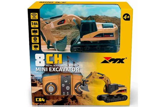 MX R/C Constructions Excavator R/C 1:64 2,4GHz, 3,7V Li-Ion, 8 channels