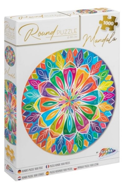 Moxy Puslespil 1.000 brikker. Rund. MANDALA
