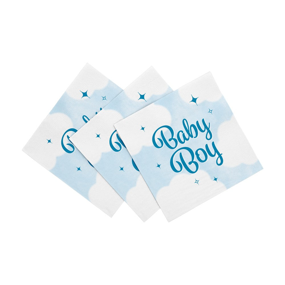 Babyshower servietter dreng