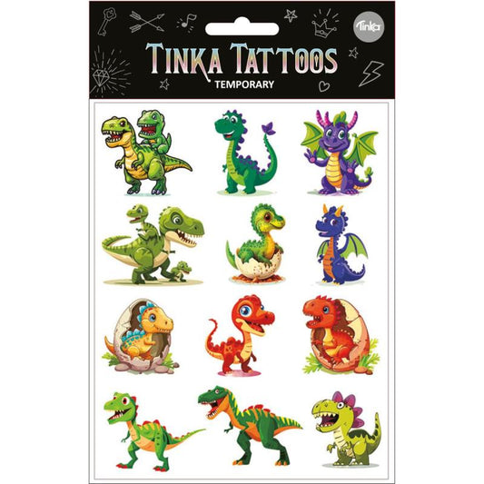 Tatovering med søde dinosaurs Tinka