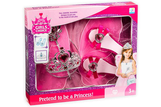 Choreyee Toys Udklædningssæt Fe/Prinsesse, pink