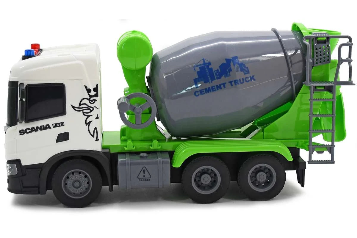 CONTRUCK SCANIA cementblander med lys & lyd, 31x10,6x15cm