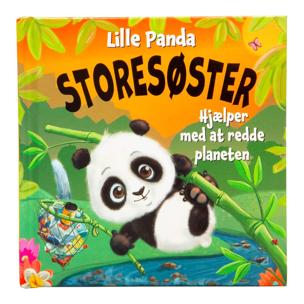 Storesøster hjælper lille panda