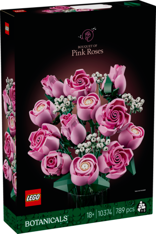 LEGO Botanicals Buket af pink roser 10374