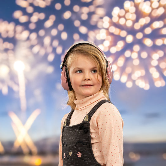 Reer høreværn lyserøde +5 år