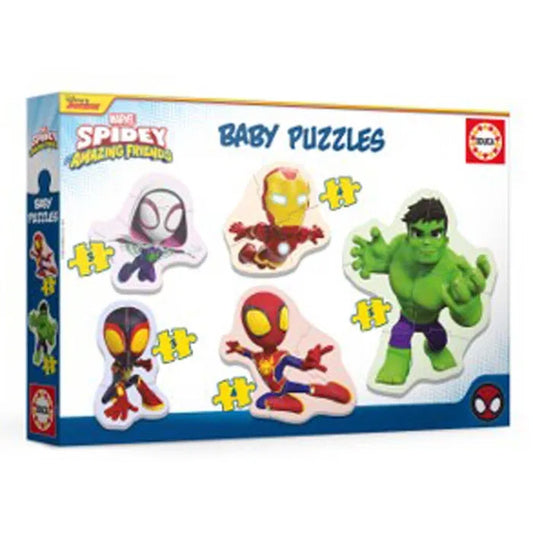 Educa Educa Baby Puzzles Spidey & His Amazing Friends 3 til 5 brikker