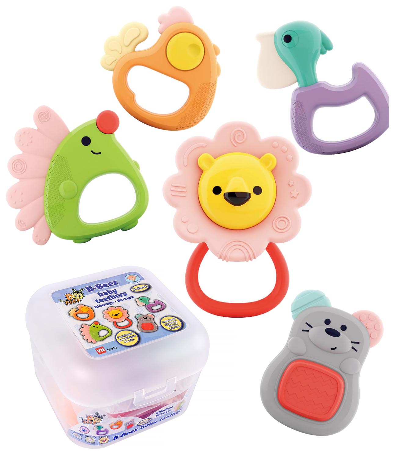 B BEEZ BOX med 5 Bideringe