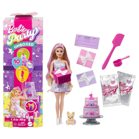 Barbie Party Unboxed Blonde Doll