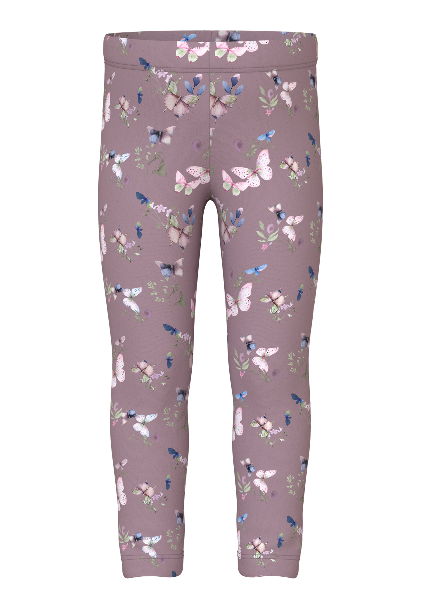 Name It Leggins med sommerfugle blomme 92 cm