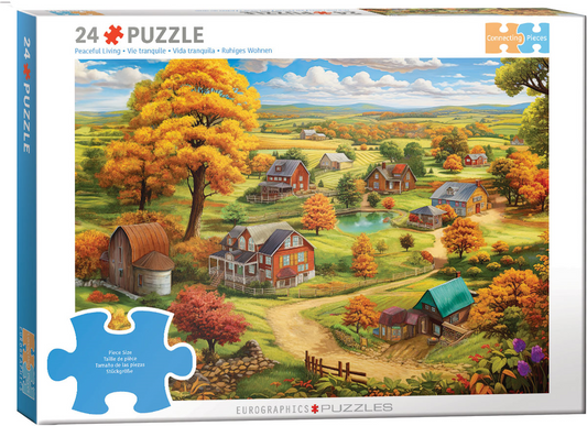 Eurographics Puslespil Peaceful Living 24 brikker