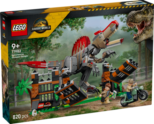 LEGO Spinosaurus-dinosaurflugt  77982