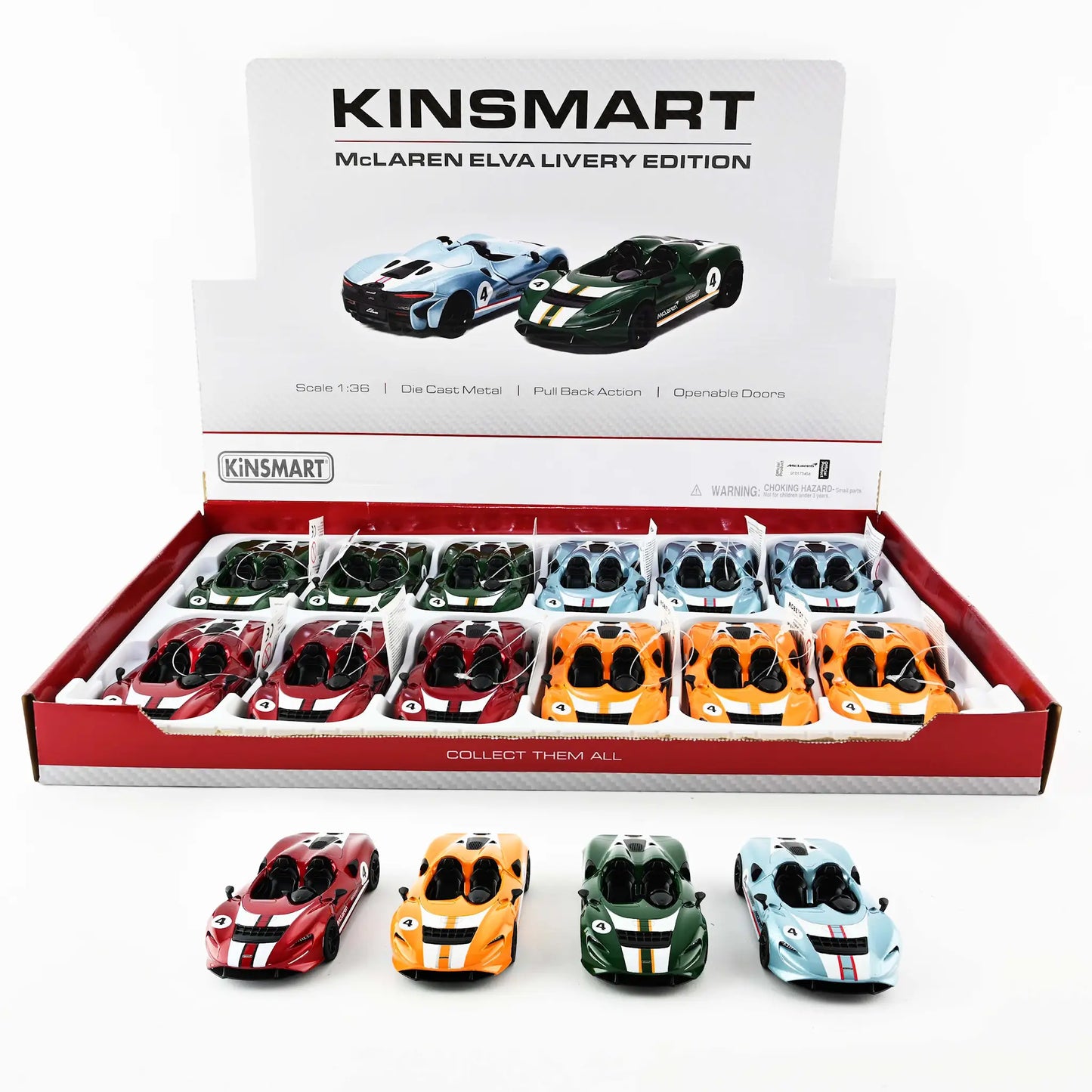 McLaren Elva Livery Edition – Pull Back Bil 1:36&nbsp;