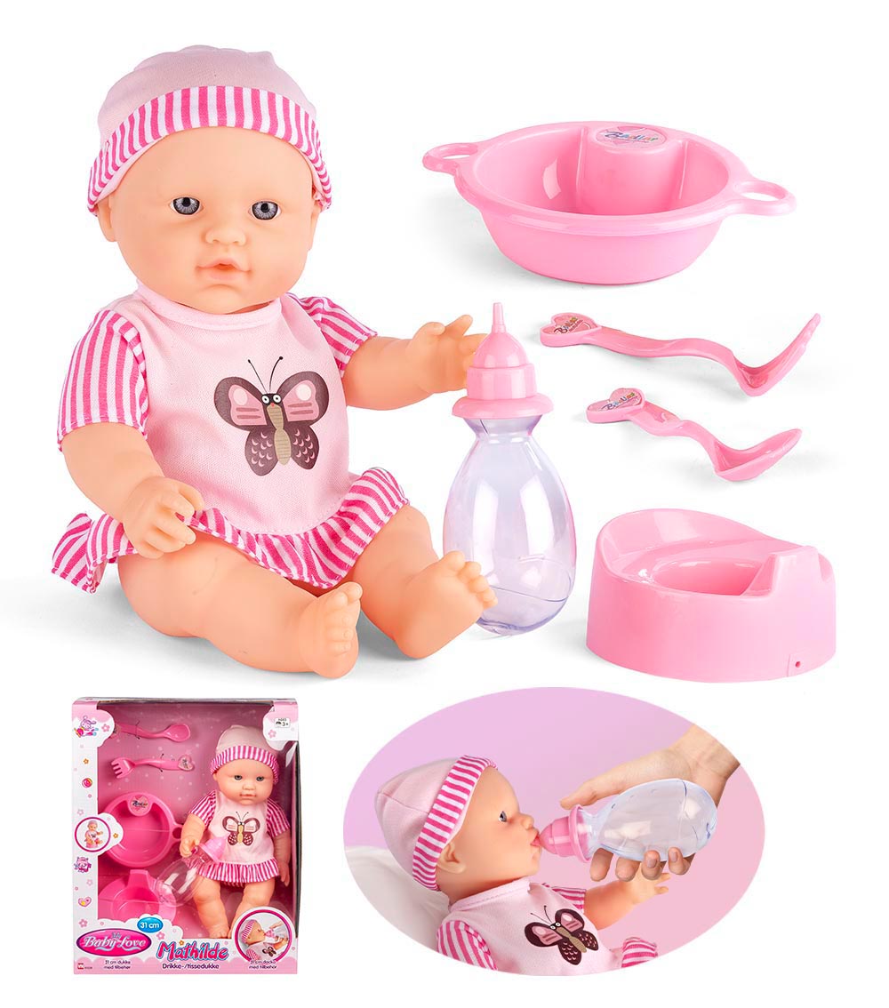 My Baby Mathilde – Drikke/Tisse Dukke (31 cm)